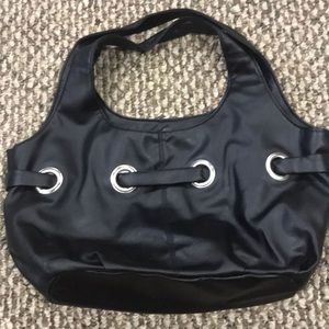 Man made material purse